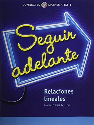 Book CONNECTED MATHEMATICS 3 SPANISH STUDENT EDITION GRADE 7 MOVING STRAIGHT AHEAD: LINEAR RELATIONSHIPS COPYRIGHT 2014 free