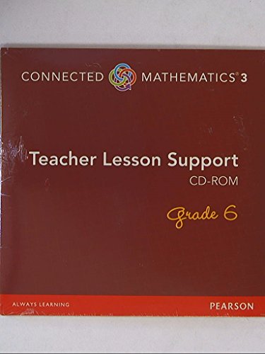 Book Connected Mathematics 3. Teacher Lesson Support CD-ROM. Grade 6. 9780133278729, 0133278727. free