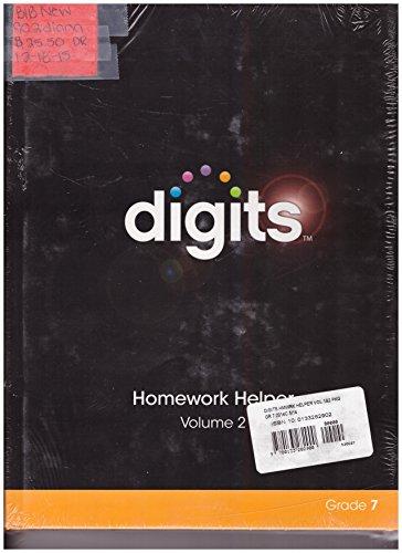 Book Digits Homework Helper Volume 1 & Volume 2 Package Grade 7 free
