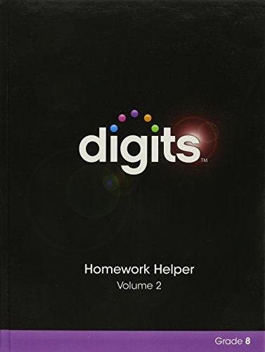 Book DIGITS HOMEWORK HELPER VOLUME 1 & VOLUME 2 PACKAGE GRADE 8 free