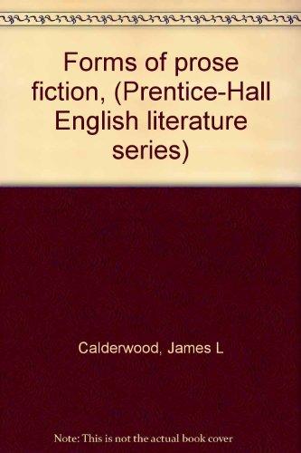 Book Forms of prose fiction, (Prentice-Hall English literature series) free