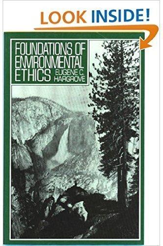 Book Foundations of Environmental Ethics free