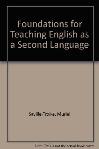 Book Foundations for teaching English as a second language: Theory and method for multicultural education free