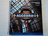 Book Pearson Algebra 1 Texas: Teacherr Guide Volume 2 free