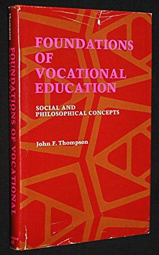 Book Foundations of vocational education: social and philosophical concepts, free