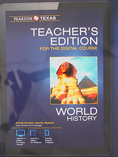 Book Pearson Texas, World History, Teacher's Edition for the Digital Course, 9780133307153, 0133307158 free