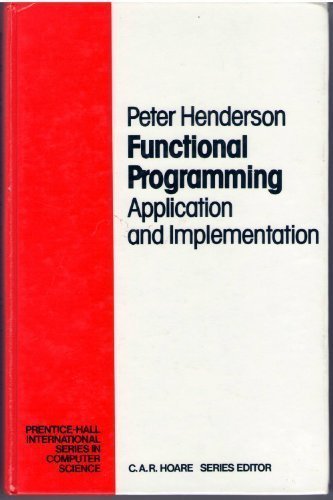 Book Functional Programming Application and Implementation free