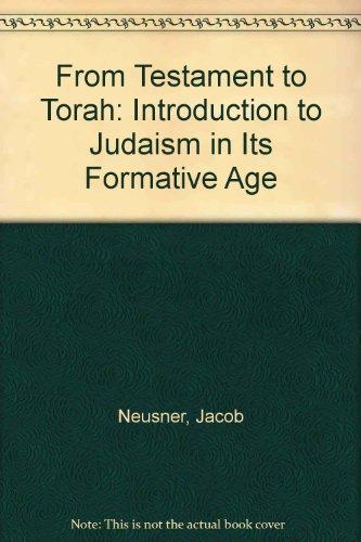 Book From Testament to Torah: An Introduction to Judaism in Its Formative Age free
