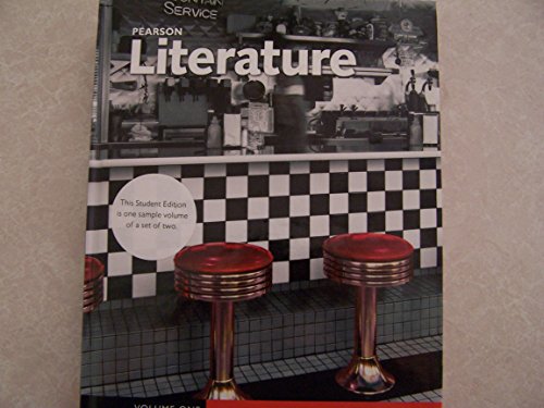 Book Pearson Literature The American Experience Volume 1 free