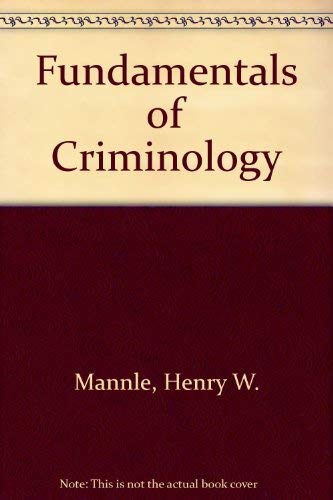 Book Fundamentals Of Criminology free