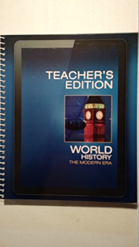 Book World History The Modern Era, Teacher Edition free