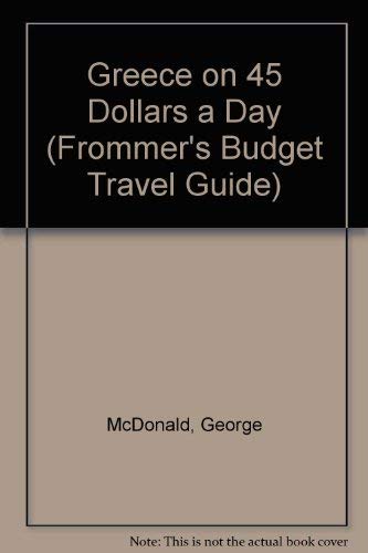 Book Frommers Greece From 93 (FROMMER'S GREECE FROM $ A DAY) free