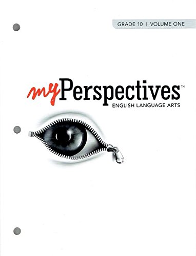 Book Myperspectives English Language Arts 2017 Student Edition Grade 10 Volume 1 free