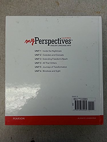 Book California My Perspectives English Language Arts Grade 10 (Teacher's Edition) free