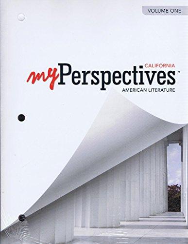 Book My Perspective California American Literature Grade 11 Volume 1 free