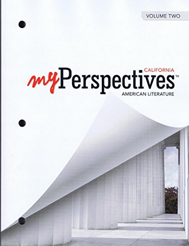 Book My Perspective California American Literature Grade 11 Volume 2 free