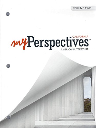 Book My Perspective California American Literature Volume 1 and 2 SET free