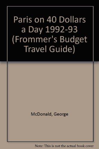 Book Paris on 40 Dollars a Day (Frommer's Budget Travel Guide) free
