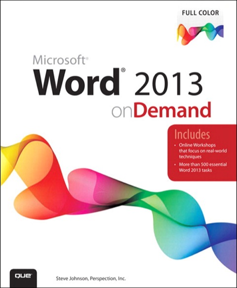 Book Word 2013 on Demand free