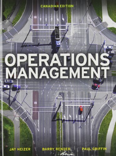 Book Operations Management, First Canadian Edition with MyOMLab free