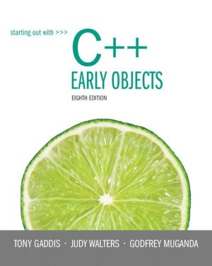 Book Starting Out with C++: Early Objects (8th Edition) free