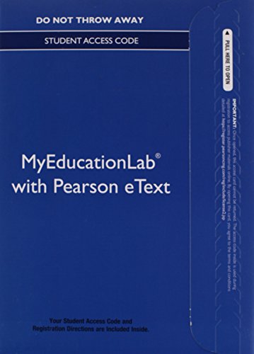 Book NEW MyEducationLab with Video-Enhanced Pearson eText -- Standalone Access Card -- for All Children Read: Teaching for Literacy in Today's Diverse Classrooms free