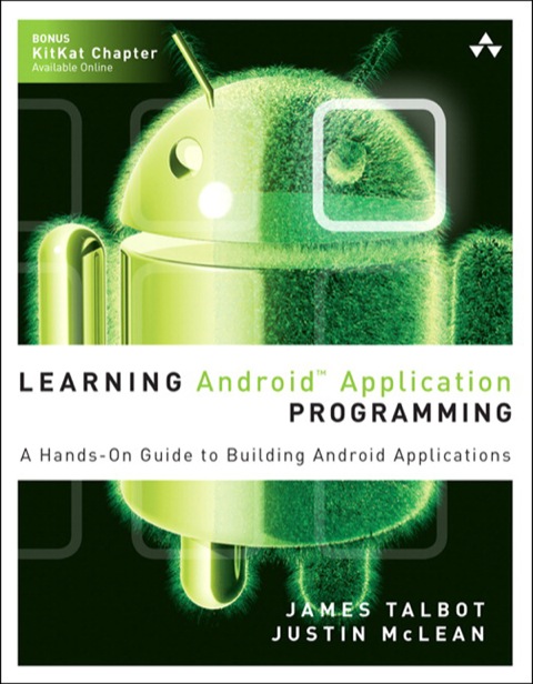 Book Learning Android Application Programming: A Hands-On Guide to Building Android Applications free