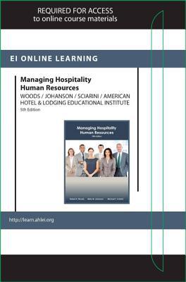 Book Managing Hospitality Human Resources Online Component (ahlei) -- Access Card free