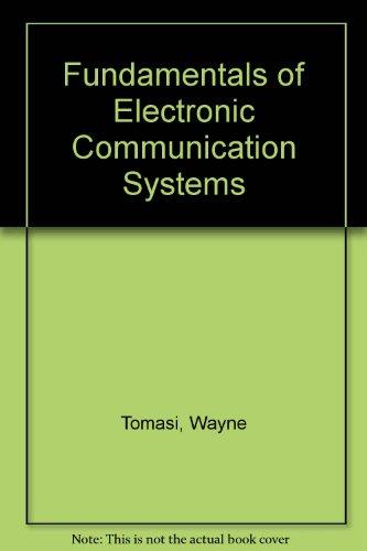 Book Fundamentals of electronic communications systems free