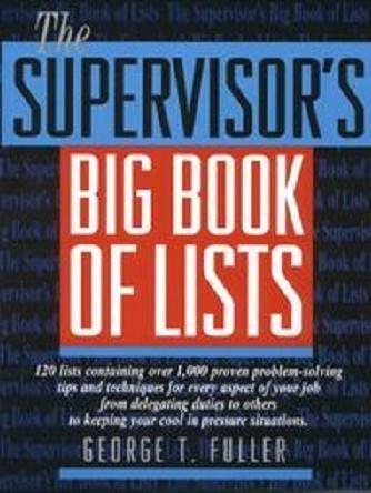 Book The Supervisor's Big Book of Lists free