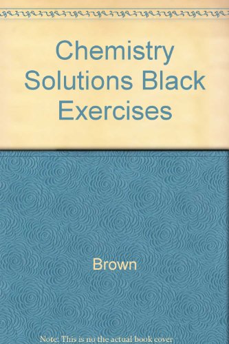 Book Chemistry Solutions Black Exercises free