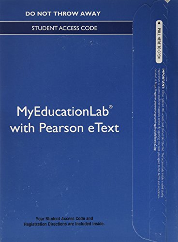 Book NEW MyEducationLab with Video-Enhanced Pearson eText -- Standalone Access Card -- for Introduction to Contemporary Special Education: New Horizons free