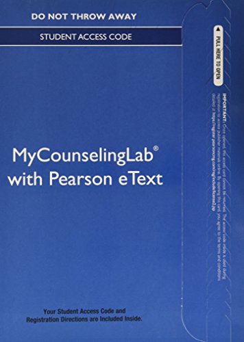Book NEW MyCounselingLab with Video-Enhanced Pearson eText -- Standalone Access Card -- for Substance Abuse and Addiction Treatment: Practical Application of Counseling Theory free