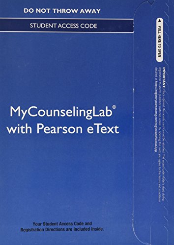 Book NEW MyCounselingLab with Video-Enhanced Pearson eText -- Standalone Access Card -- for Theories of Counseling and Psychotherapy: Systems, Strategies, and Skills free