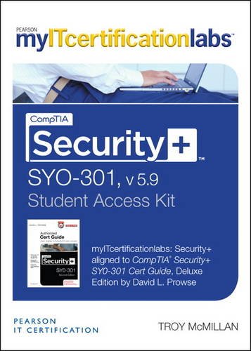 Book CompTIA Security+ SY0-301 Cert Guide, v5.9 MyITCertificationlab -- Access Card free