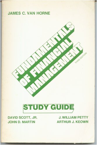 Book Van Horney's Fundamentals Of Financial Management, Third Edition Study Guide free