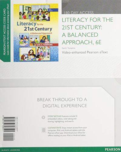 Book Literacy for the 21st Century: A Balanced Approach, Video-Enhanced Pearson eText -- Access Card (6th Edition) free
