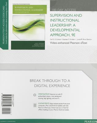 Book SuperVision and Instructional Leadership: A Developmental Approach, Video-Enhanced Pearson eText -- Access Card (9th Edition) free