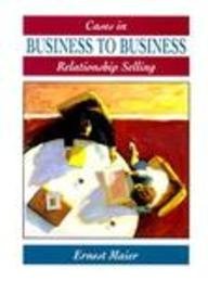 Book Cases In Business To Business Relationship Selling free