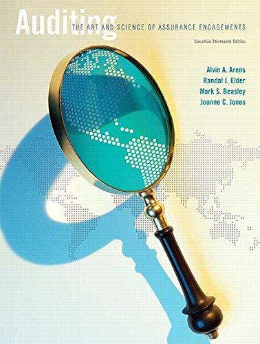 Book Auditing: The Art and Science of Assurance Engagements, Thirteenth Canadian Edition (13th Edition) free
