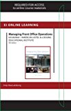 Book Managing Front Office Operations Online Component (AHLEI) -- Access Card free