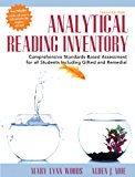 Book Analytical Reading Inventory: Comprehensive Standards-Based Assessment for All Students Including Gifted and Remedial free