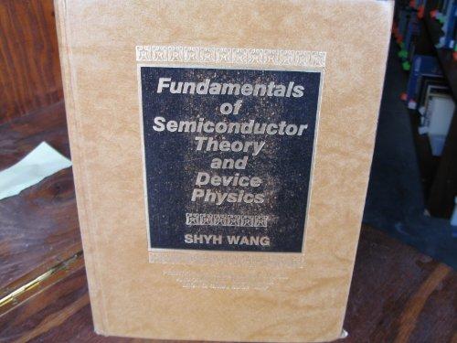 Book Fundamentals of Semiconductor Theory and Device Physics (Prentice Hall Series in Electrical and Computer Engineering) free