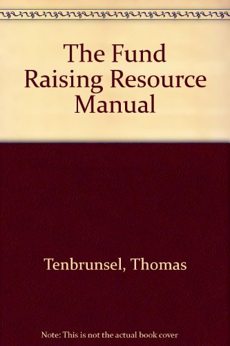 Book The Fund Raising Resource Manual free