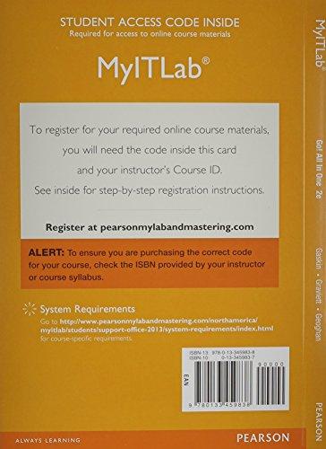 Book MyLab IT with Pearson eText -- Access Card -- for GO! All In One Computer Concepts and Applications (Spectrum Book) free
