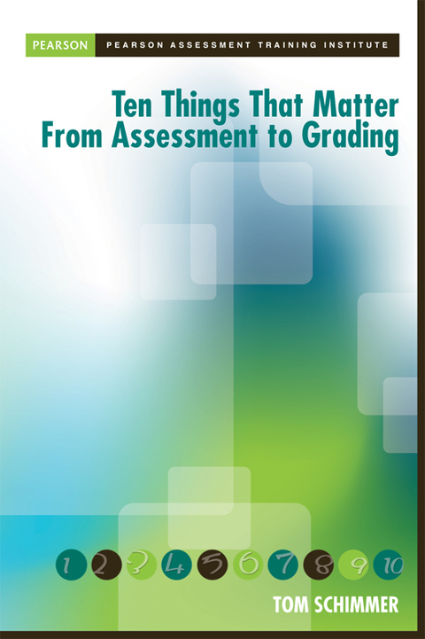 Book Ten Things that Matter from Assessment to Grading free