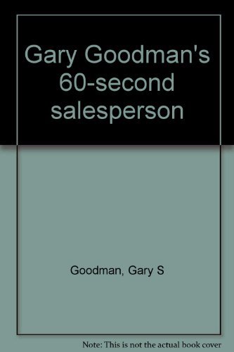 Book Gary Goodman's Sixty Salesperson free