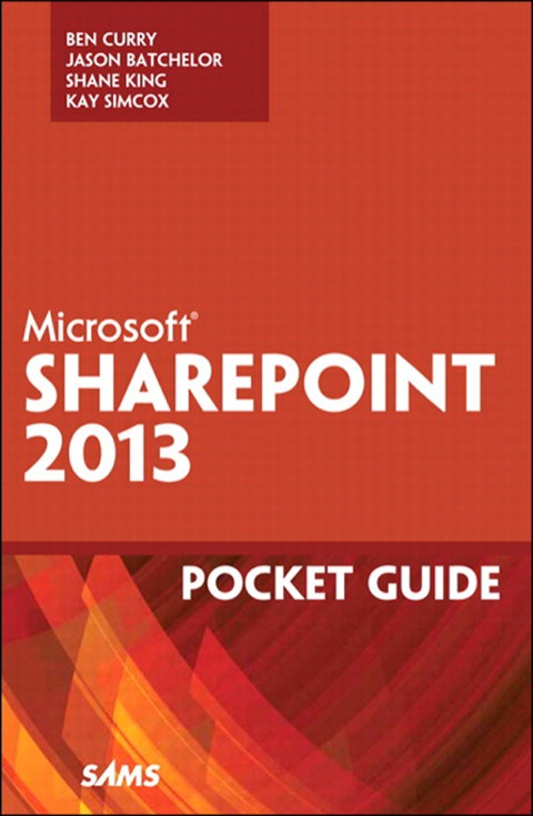 Book Microsoft SharePoint 2013 Pocket Guide (Other Sams) free