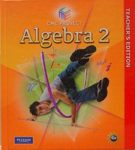 Book CME Project: Algebra 2, Teacher's Edition free
