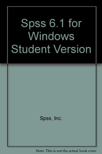 Book Spss 6.1 for Windows Student Version free